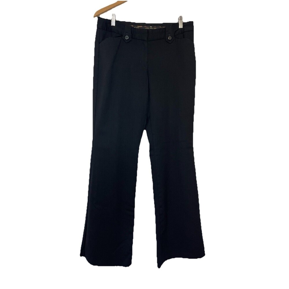 Express Design Studio Women's 6 Black Wool Blend Trouser Work Pants